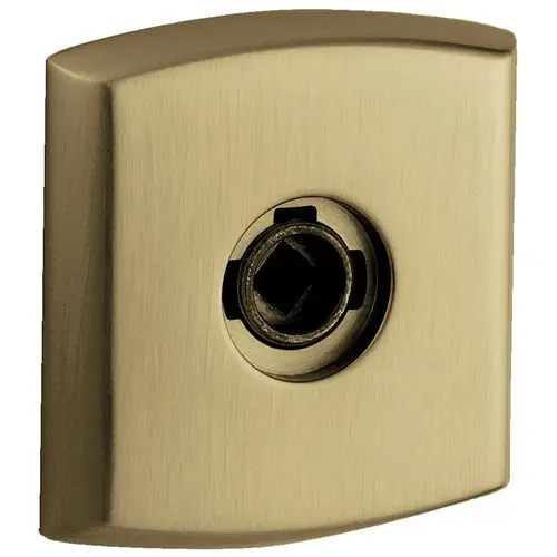 3" Soho Single Privacy Rose Vintage Brass Finish