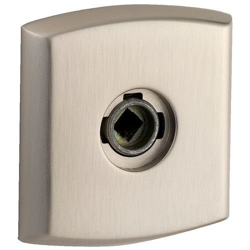 3" Soho Single Privacy Rose Lifetime Satin Nickel Finish