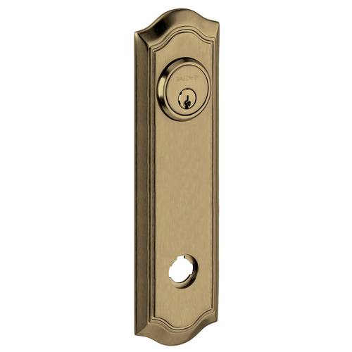 10-3/20" Bethpage Entry Rose Pair Antique Brass Finish