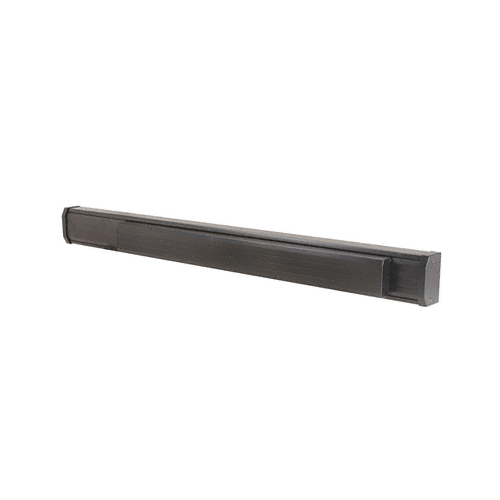 Dark Bronze 36" 1285 Push Pad Concealed Vertical Rod Right Hand Reverse Bevel Panic Exit Device with Impact Kit
