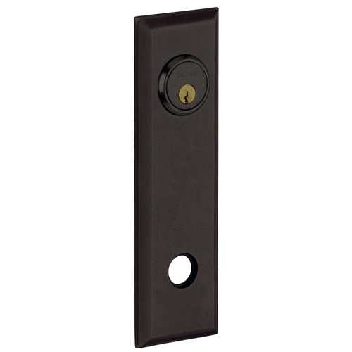 9-2/5" Square Right Hand Single Privacy Rose Distressed Oil Rubbed Bronze Finish