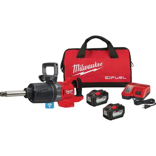 M18 FUEL High-Torque Impact Wrench, Battery Included, 18 V, 12 Ah, 1 in Drive