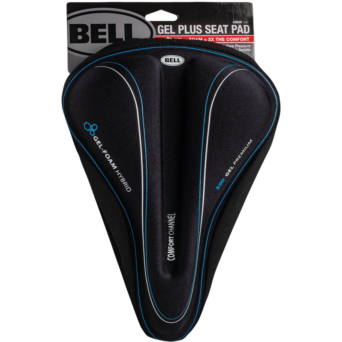 Bell Sports 7134519 Gel Base Bicycle Seat Pad Coosh 350 Nylon