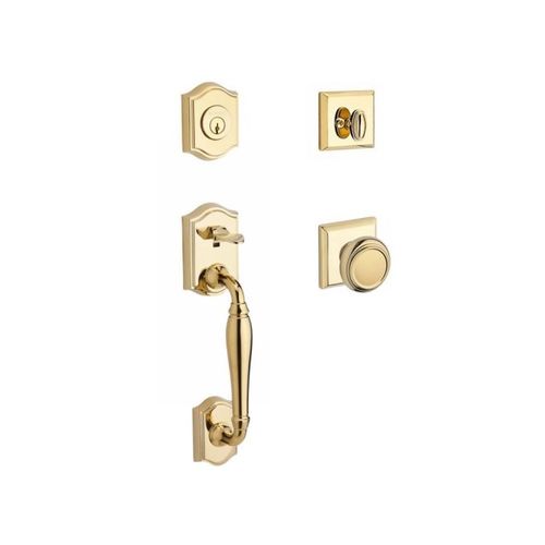 Baldwin Reserve SCWESXTRATSR003THN Single Cylinder Westcliff Handleset Traditional Knob and