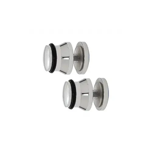 Polished Stainless Serenity Series Sliding Door System - Anti-Lift Fittings (2/Pack)