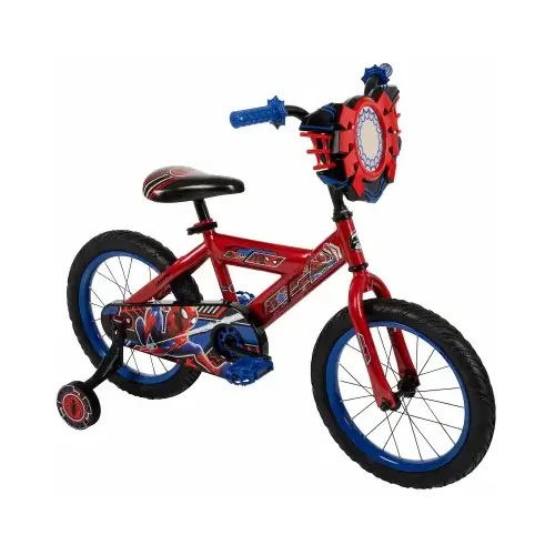 HUFFY BICYCLES 21965 Spider-Man Bicycle with Training Wheels, 16 In.