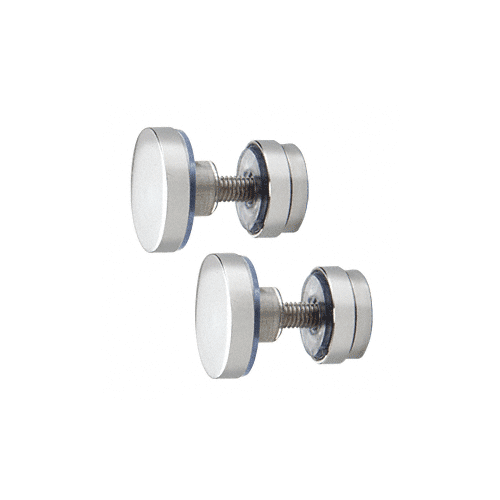 CRL SERFP2PS Polished Stainless Track Holder Fittings for Fixed Panel - pack of 2