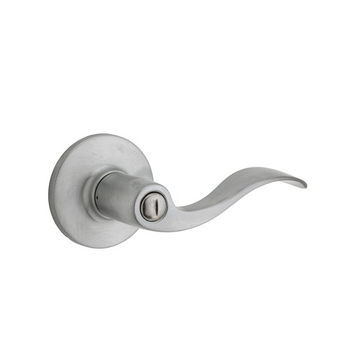 Layton Privacy Lock with RCAL Latch and RCS Strike Satin Chrome Finish