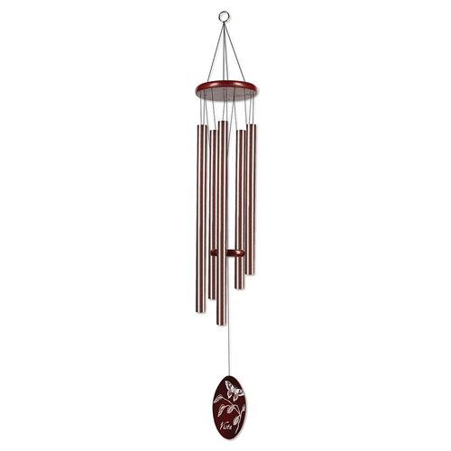 Sunset Vista Designs 90647 Wind Chime, Aluminum/Nylon/Wood, Bronze, Hanging