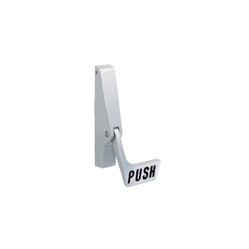 Satin Aluminum 10 Series Left-Hand Reverse Bevel Paddle Concealed Vertical Rod Exit Device