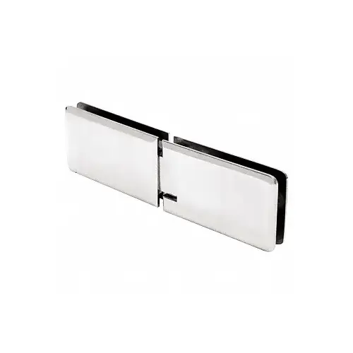 CRL GRA380SC Satin Chrome Adjustable 180 Degree Glass-to-Glass Grande Series Hinge