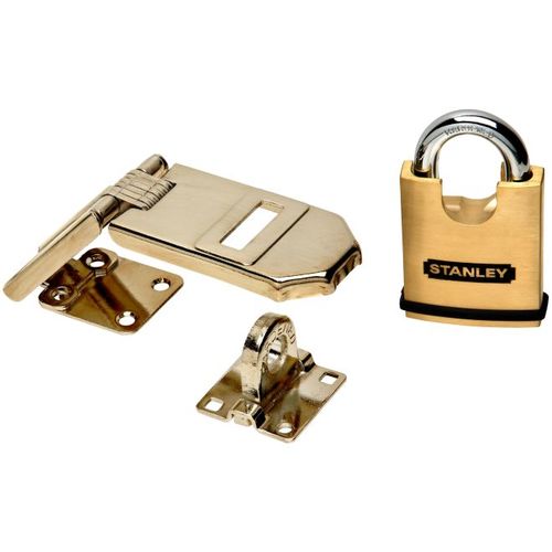 Solid Brass Padlock S824-284 - pack of 5