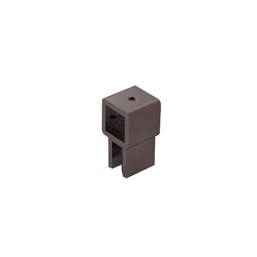 Oil Rubbed Bronze Movable Bracket for 3/8" to 1/2" (10 to 12 mm) Glass - Square Bar