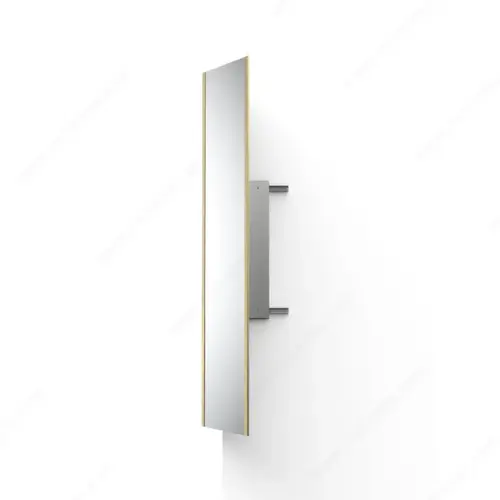 Richelieu Hardware 101114160 Pull-out & Pivotable Wardrobe Mirror Satin Brass