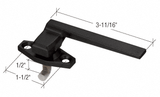 CRL WH25933R Black Right Hand Cam Handle Lock