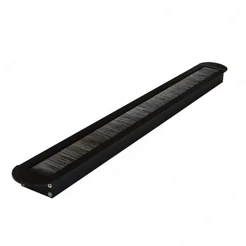 Rectangular Grommet with Rounded Ends Black