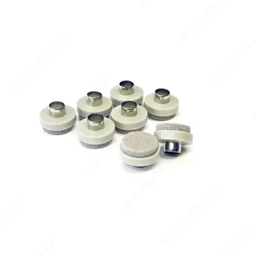 SUPER FELTAC 23177 Heavy-Duty Ferrule Round Felt Glides