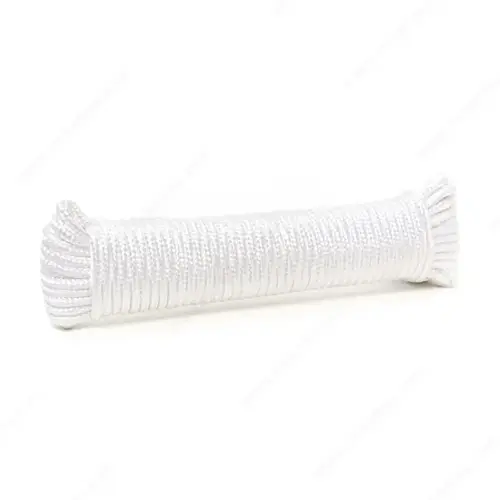 KingCord 300261BGTV1 Diamond Braid Nylon White