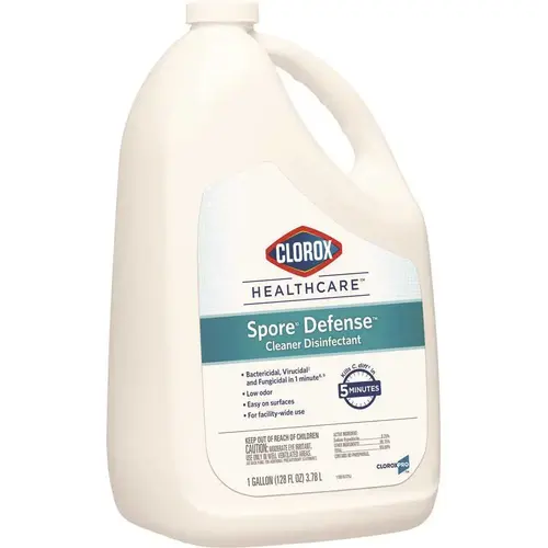 CLOROX CLO32409 Healthcare Spore Defense Cleaner Disinfectant Open System 1-G