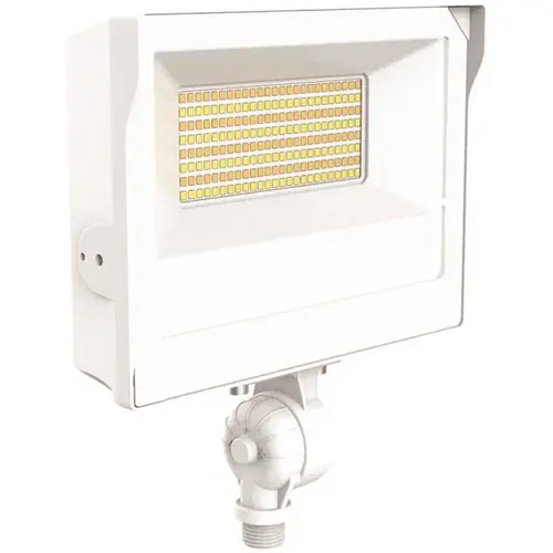 ETi 60220102 Versaflood Light With Photocell, Small, 4500-8400 Lumens, Select Cct, White