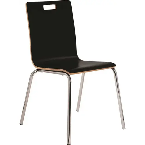 National Public Seating BCC23 Bushwick Bentwood Chair, 34", Black