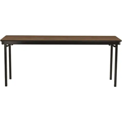 National Public Seating MSFT1872MDPEPN Max Folding Table, Mdf Core/protectedge, Walnut, 18"x72"