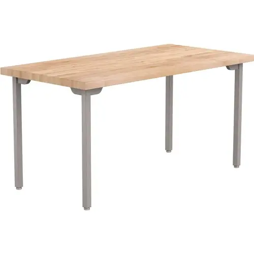 National Public Seating HDTD9-3060B Hd Fixed Height Designer Table With Butcherblock, 30x60