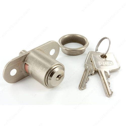 Dom 369375195 Push-Button Lock - 22 mm