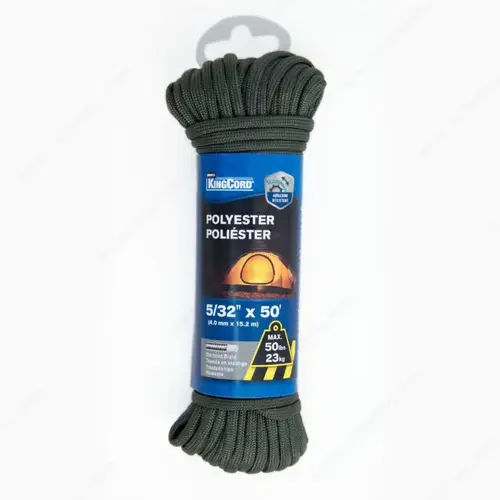KingCord 412641BGQ2 Polyester Diamond Braid Paracord Olive