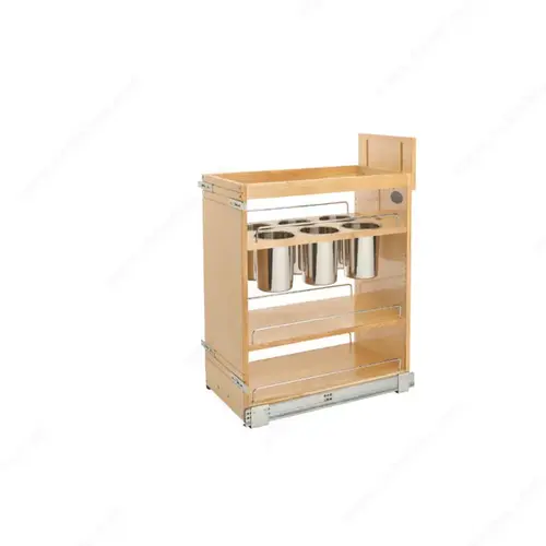 Rev-A-Shelf Base Cabinet Pullout with Utensil Bins and Blumotion