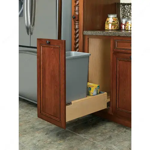 Rev-a-Shelf 4WCBM15DM1 bottom-Mounting Pull-Out Waste Container