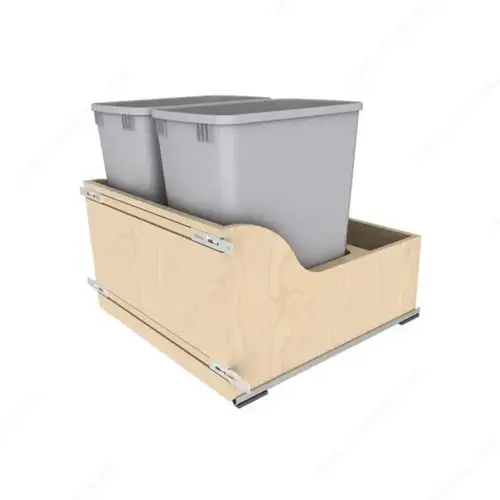 Rev-a-Shelf 4WCSC2432DM212 Bottom Mounting Pullout Waste Management