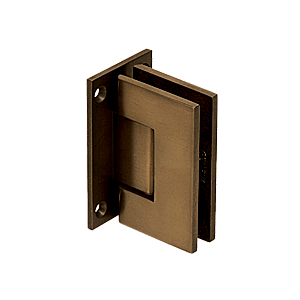 CRL Chrome Geneva 337 Series Adjustable Wall Mount Full Back Plate Hinge