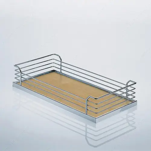 Arena Basket for Base Cabinet Sliding System Maple / Chrome
