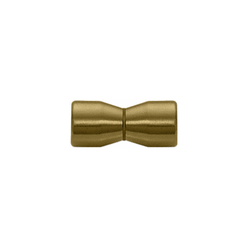 Antique Brass Back-to-Back Bow-Tie Style Knobs