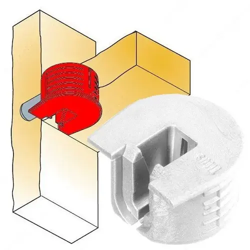 Expanding Wedgefix Housing for Use with Quickfit Dowels - pack of 100