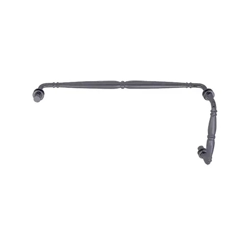 Gun Metal Victorian Style Combination 8" Pull Handle 18" Towel Bar