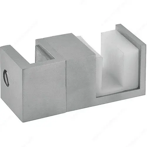 Riveo 705AQUA01BDG170 Floor Door Guide for Sliding Door System Aqua01 Brushed Nickel