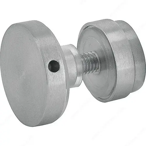 Riveo 705AQUA01THF170 Support for Fixed Panel for Sliding Door System Aqua01 Pair Brushed Nickel