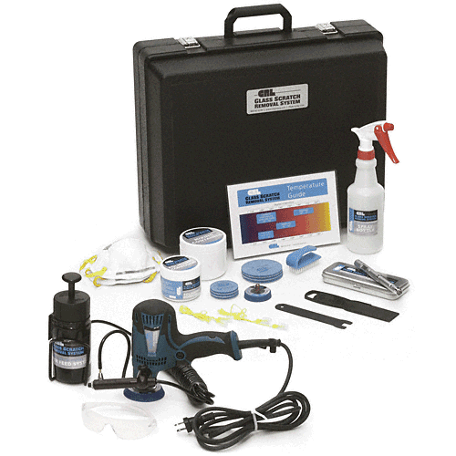 Complete Glass Scratch Removal System, 110 Volt AC