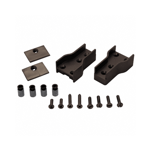 Dark Bronze 896 Mullion Mounting Package with Top and Bottom Shoe