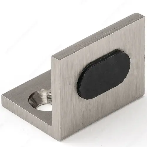 Riveo 87DSP26195 Floor Mount Glass Door Stopper Brushed Nickel