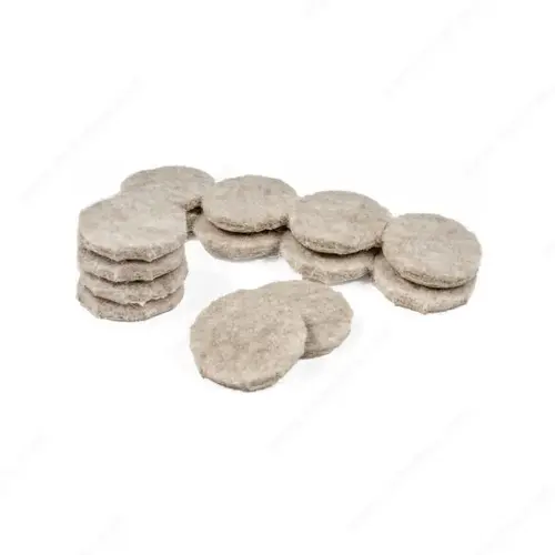 ECO FELTAC V93125-XCP2400 Round Felt Pads - pack of 2400