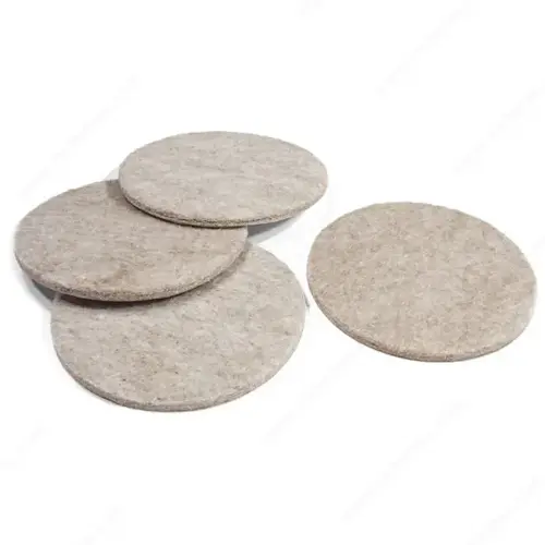 ECO FELTAC V93172 Round Felt Pads Beige
