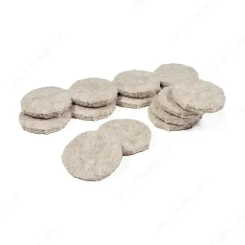 ECO FELTAC V93101-XCP2400 Round Felt Pads - pack of 2400