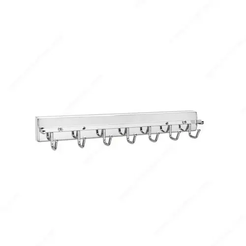 Rev-A-Shelf Sidelines sliding and Pivoting Belt Rack Chrome