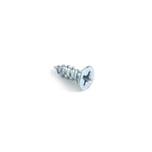 CRL-U.S. Aluminum ST173 #8 x 1/2" Flat Head Phillips Sheet Metal Screw - 100/Pk