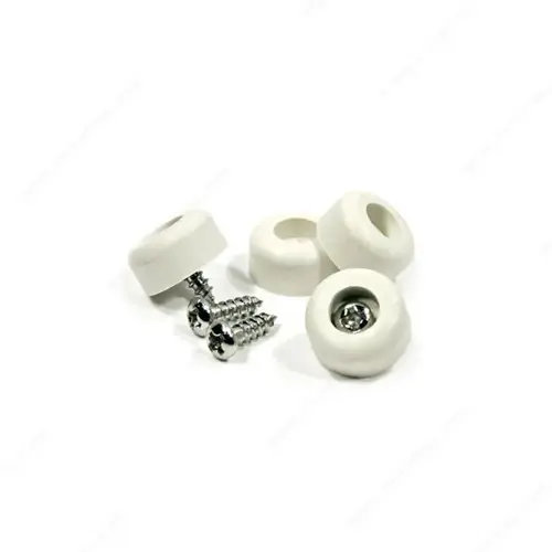 Protec F31941 Screw-On Rubber Bumpers Almond