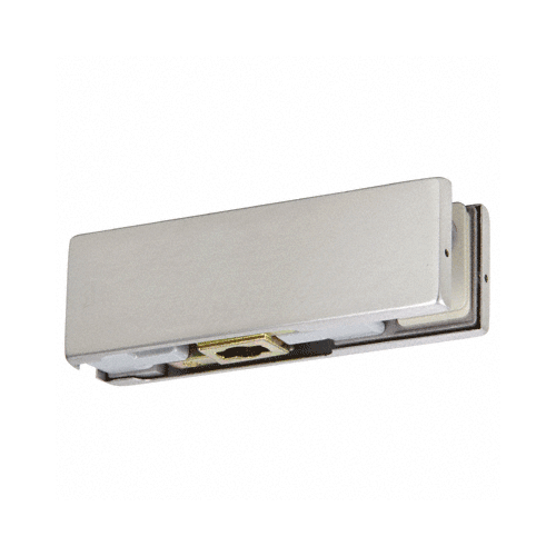 KABA Brushed Stainless Bottom Door Patch Fitting with Bottom Insert For 3/4" Glass