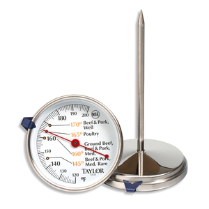 TAYLOR 5939N Easy-to-read 2-3/4 dial Taylor Classic Series Meat Thermometer